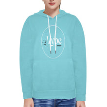 Load image into Gallery viewer, vybe Women's Long Sleeve Fleece Hoodie (Model H55)