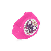 Load image into Gallery viewer, Alpha Gamma Phi Round Plastic Watch(Model 304)