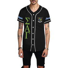Load image into Gallery viewer, Acapella All Over Print Baseball Jersey for Men (Model T50)