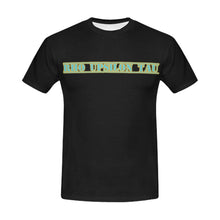 Load image into Gallery viewer, Black Pyt All Over Print T-Shirt for Men (USA Size) (Model T40)