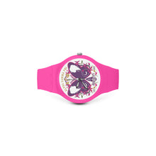 Load image into Gallery viewer, Alpha Gamma Phi Round Plastic Watch(Model 304)