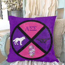 Load image into Gallery viewer, lss Custom Sequin Pillow Case 18"x18"