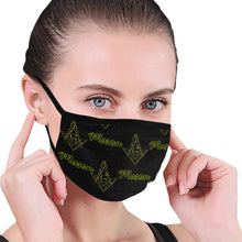 Load image into Gallery viewer, mason Mouth Mask (60 Filters Included)