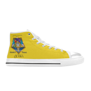 oes aur Women's Classic High Top Canvas Shoes (Model 017)