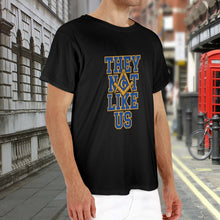 Load image into Gallery viewer, not like us Men&#39;s Heavy Cotton T-Shirt (One Side Printing)