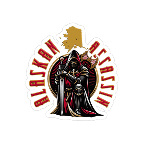 Assassin Transparent Outdoor Stickers, Die-Cut, 1pc