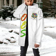 Load image into Gallery viewer, oes aur Men&#39;s Mid-Length Hooded Coat (Model H69)