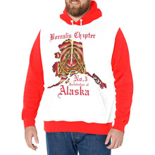 Load image into Gallery viewer, borealis Men&#39;s Long Sleeve Fleece Hoodie (Model H55)