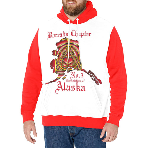 borealis Men's Long Sleeve Fleece Hoodie (Model H55)