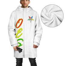 Load image into Gallery viewer, oes Men&#39;s Mid-Length Hooded Coat (Model H69)