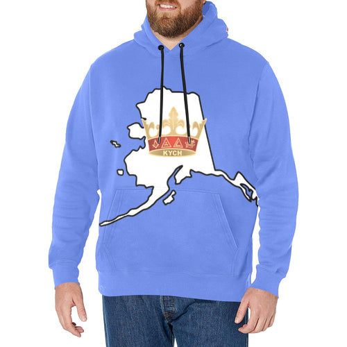 KYCH Men's Long Sleeve Fleece Hoodie (Model H55)