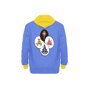 KYCH Men's Long Sleeve Fleece Hoodie (Model H55)