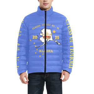 KYCH Men's Stand Collar Padded Jacket (Model H41)
