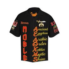 Load image into Gallery viewer, Brown Hawaiian Shirt (Model T58)