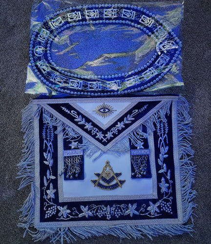 Past Master Apron and Collar set