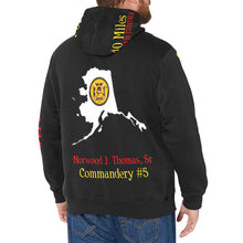 Load image into Gallery viewer, D5 no quitting Men's Long Sleeve Fleece Hoodie (Model H55)