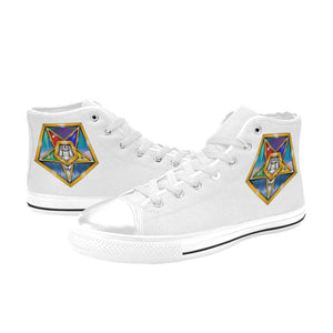 oes aur Women's Classic High Top Canvas Shoes (Model 017)