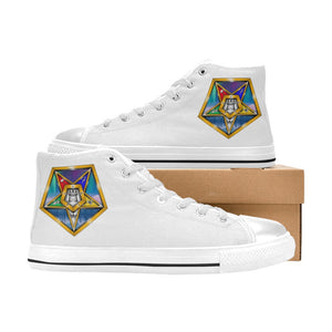 oes aur Women's Classic High Top Canvas Shoes (Model 017)