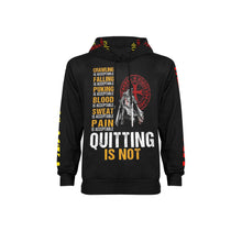 Load image into Gallery viewer, D5 no quitting Men's Long Sleeve Fleece Hoodie (Model H55)