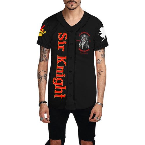 ao mustapha All Over Print Baseball Jersey for Men (Model T50)
