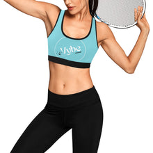 Load image into Gallery viewer, vybe Women&#39;s All Over Print Sports Bra (Model T52)