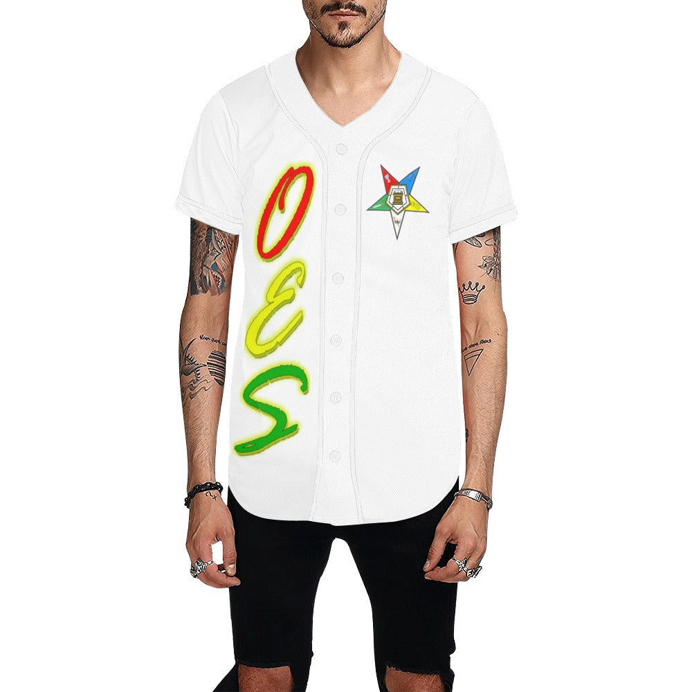 oes All Over Print Baseball Jersey for Men (Model T50)