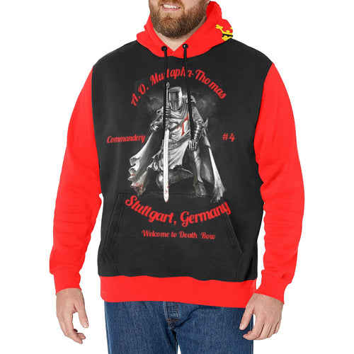 ao mustapha Men's Long Sleeve Fleece Hoodie (Model H55)
