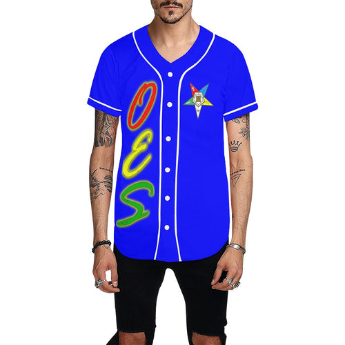 oes All Over Print Baseball Jersey for Men (Model T50)