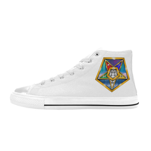 oes aur Women's Classic High Top Canvas Shoes (Model 017)