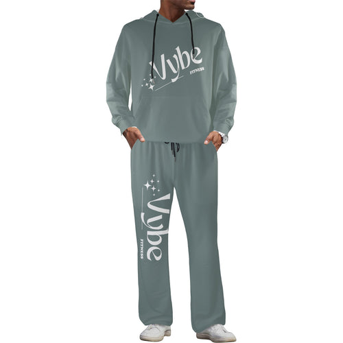 vybe2 Men's Streetwear Flared Tracksuit (Set25)