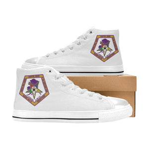 OES AK Women's Classic High Top Canvas Shoes (Model 017)