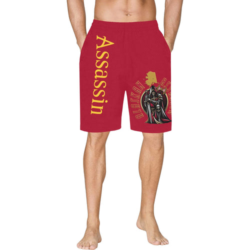 assassin All Over Print Basketball Shorts with Pocket