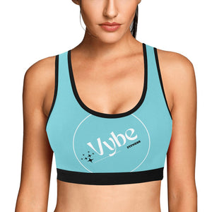 vybe Women's All Over Print Sports Bra (Model T52)