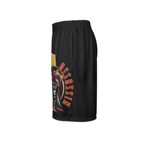 assassin All Over Print Basketball Shorts with Pocket