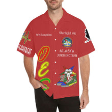 Load image into Gallery viewer, Starlight Hawaiian Shirt (Model T58)