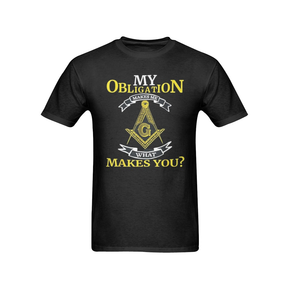 my obligation Men's T-Shirt in USA Size (Front Printing Only)