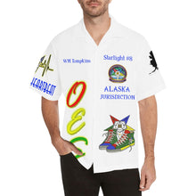 Load image into Gallery viewer, Starlight Hawaiian Shirt (Model T58)