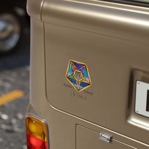 Aurora Transparent Outdoor Stickers, Die-Cut, 1pc