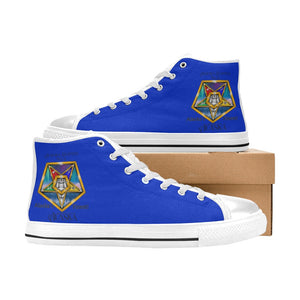 oes aur Women's Classic High Top Canvas Shoes (Model 017)