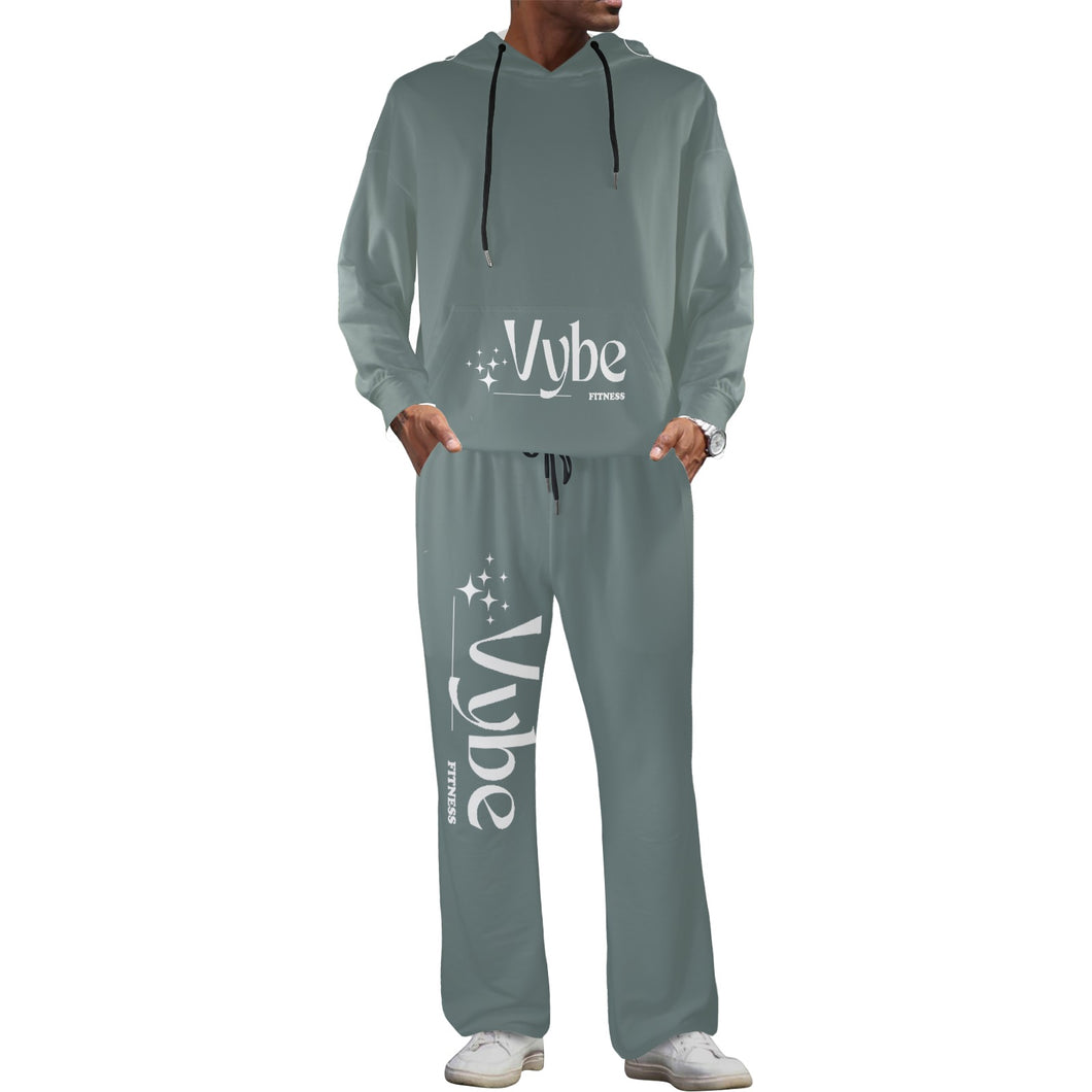 vybe2 Men's Streetwear Flared Tracksuit (Set25)