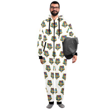 Load image into Gallery viewer, aur Unisex One-Piece Zip Up Hooded Pajamas