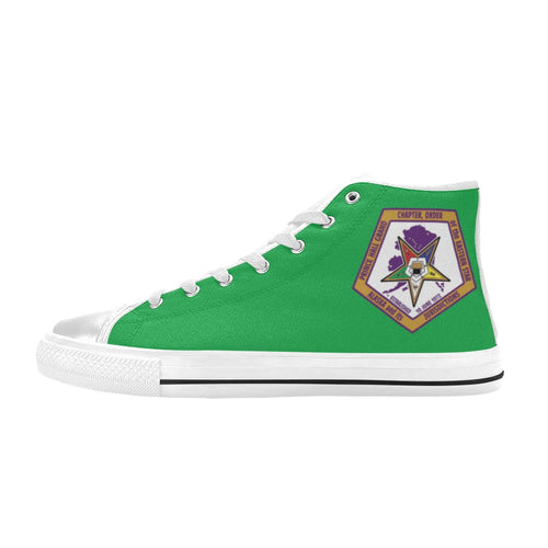 OES AK Women's Classic High Top Canvas Shoes (Model 017)
