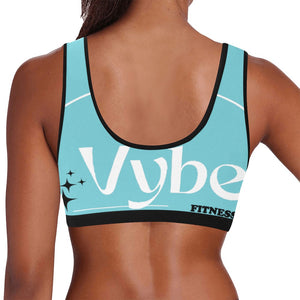 vybe Women's All Over Print Sports Bra (Model T52)