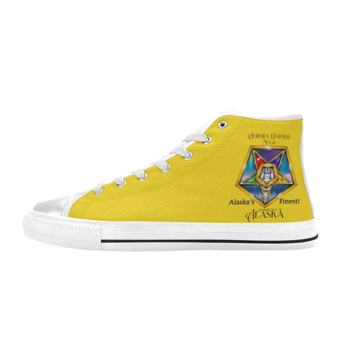 oes aur Women's Classic High Top Canvas Shoes (Model 017)