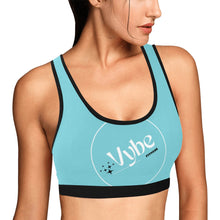 Load image into Gallery viewer, vybe Women&#39;s All Over Print Sports Bra (Model T52)