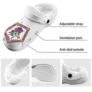oes ak Fleece Lined Foam Clogs for Adults