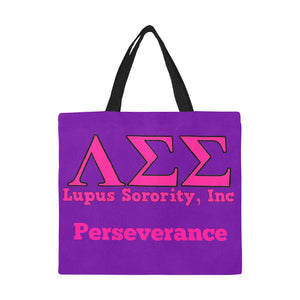 Perseverance All Over Print Canvas Tote Bag/Large (Model 1699)