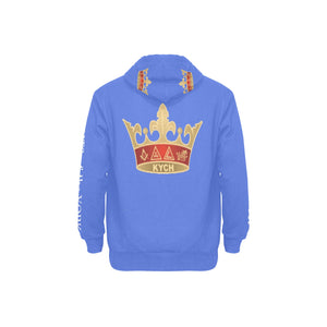 KYCH Men's Long Sleeve Fleece Hoodie (Model H55)