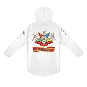 oes aur Men's Mid-Length Hooded Coat (Model H69)