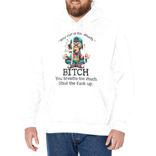 Load image into Gallery viewer, shut up Men&#39;s Long Sleeve Fleece Hoodie (Model H55)